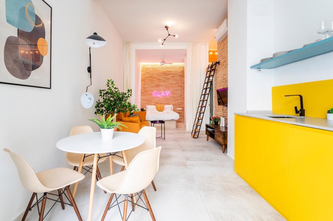 Apartamento Charming Loft In Ruzafa, Soho B2 Valencia Exterior foto